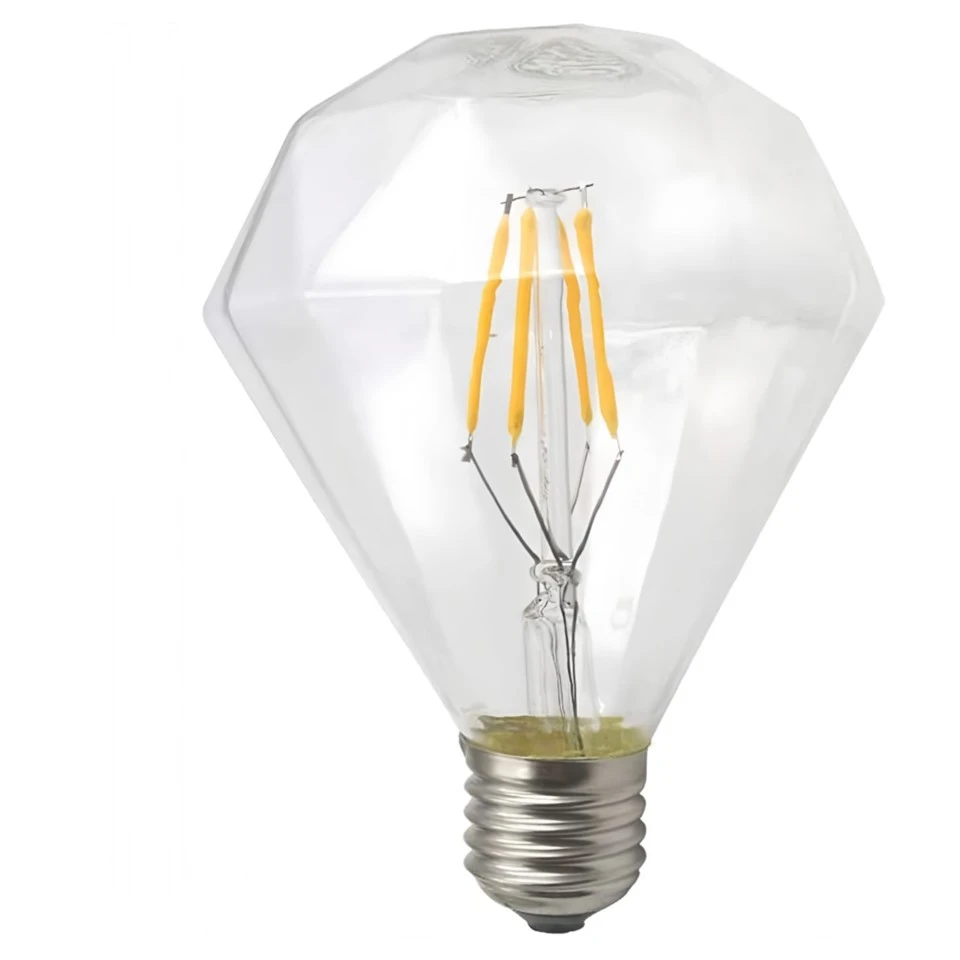 diamond edison bulb